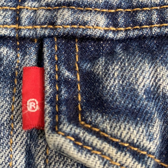 Levi’s San Francisco Denim Vest Size Small New - Picture 6 of 7